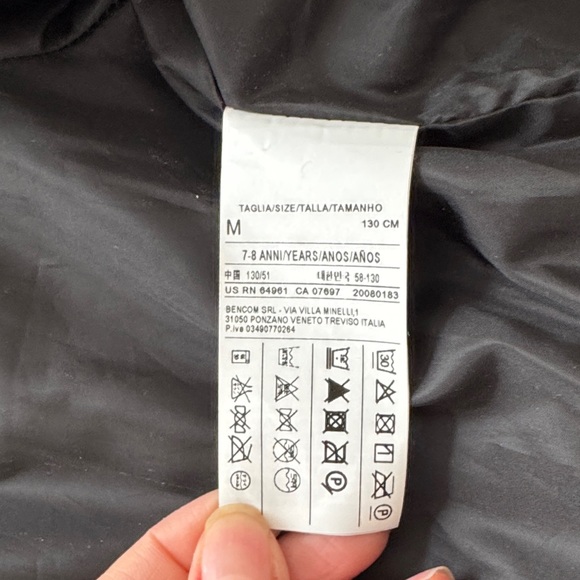 SISLEY Black Ruffled Girls Jacket - Picture 5 of 5